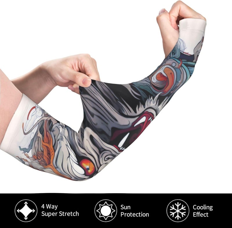 ANSGSD Gardening Sleeves For Women Men, Farm Sun Protection Thorn Proof Cooling Arm Sleeves Cover Arms For Garden Sports - Image 3